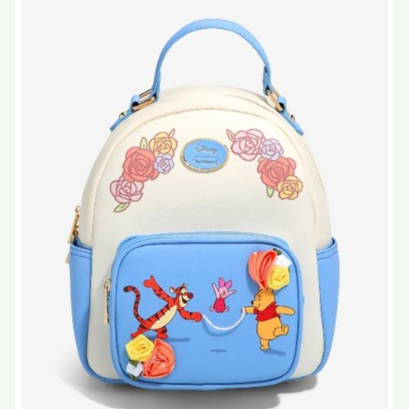 Disney Handbags - Our Universe Disney Winnie the Pooh Jumprope Floral Mini Backpack